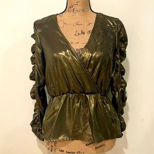 Zara Gold Blouse
